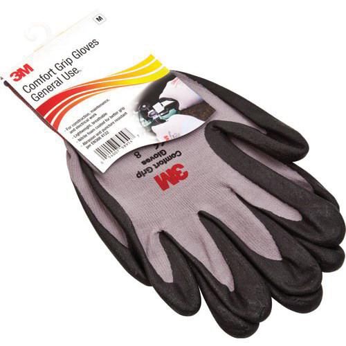 3M CGL-GU General Use Comfort Grip Glove Large Nylon Fiber Gray