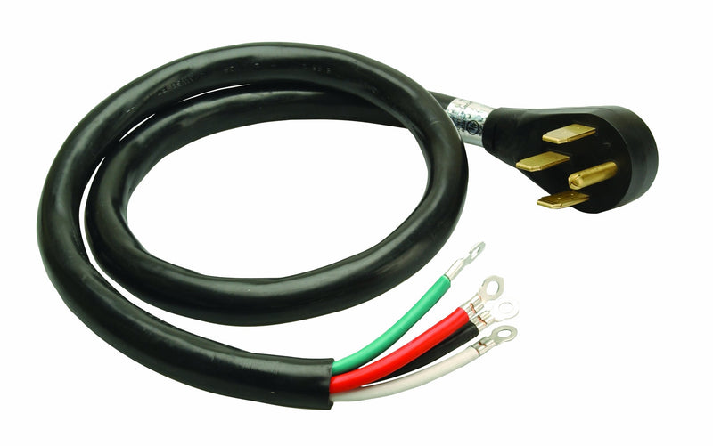 Coleman Cable 09044 4-Foot 50-Amp 4-Wire Range Power Cord