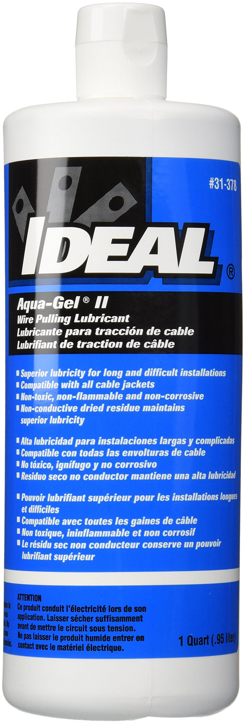 Ideal 31-378 Aqua-Gel II Pulling Lubricant