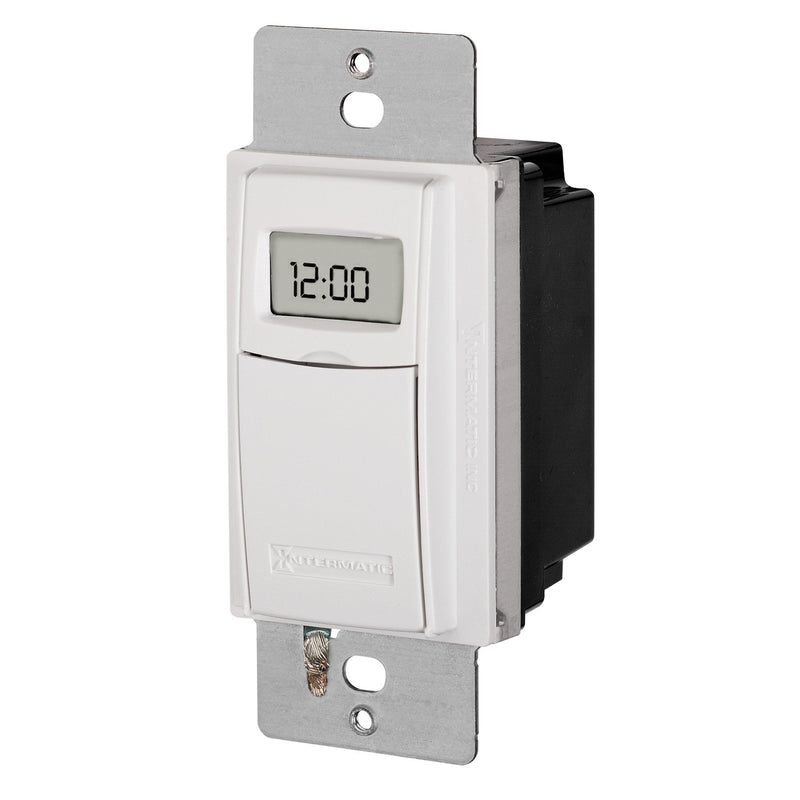 Intermatic ST01 7 Day Programmable In Wall Digital Timer Switch for Lights and Appliances, Astronomic, Self Adjusting, Heavy Duty