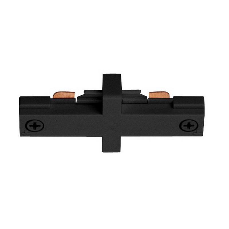 Juno Lighting R23BL Miniature Straight Connector Molded Polycarbonate Black For Use With Trac-Lites 120 Volt One Circuit System
