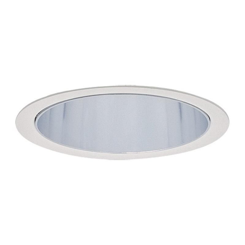 Lightolier 1113 6-3/4 Inch Down Light Cone Reflector Trim Round Specular Clear Lytecaster