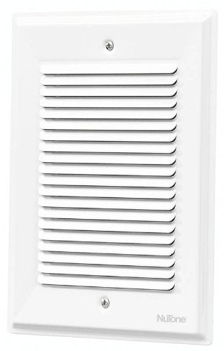 NuTone LA14WH Decorative Wired Paintable Two-Note Door Chime, White Grille