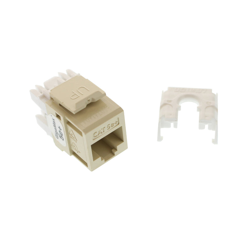 Leviton 5G110-RI5 Ivory Category 5e+ Snap in Connector