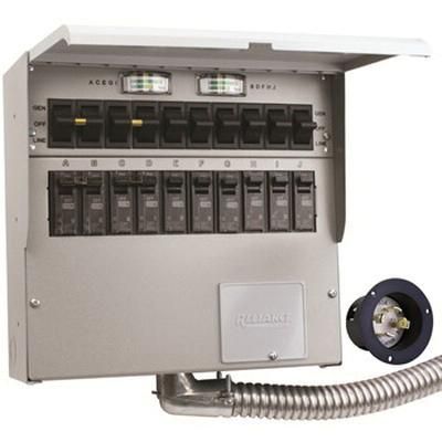 Reliance Controls 310A 1 Phase Manual Transfer Switch 125/250 Volt 30 Amp Maximum Pro/Tran